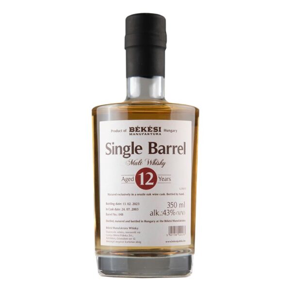 Békési Singel Barrel Whisky 0,35 l